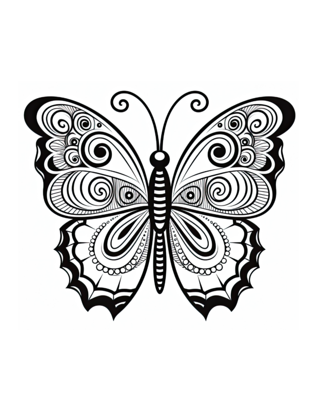 Free Printable Butterfly 51 For Kids And Adults