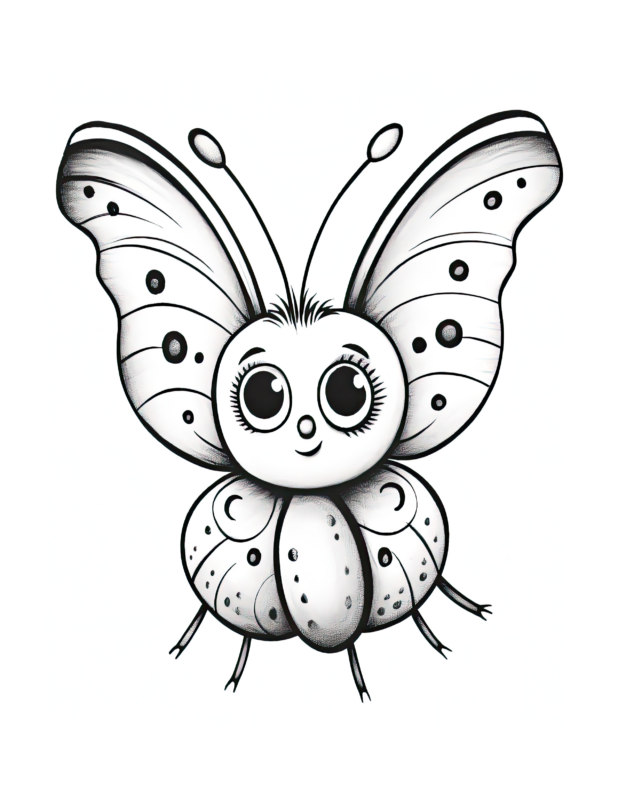 Free Butterfly Buddies Coloring Page 87 | Free Coloring Adventure