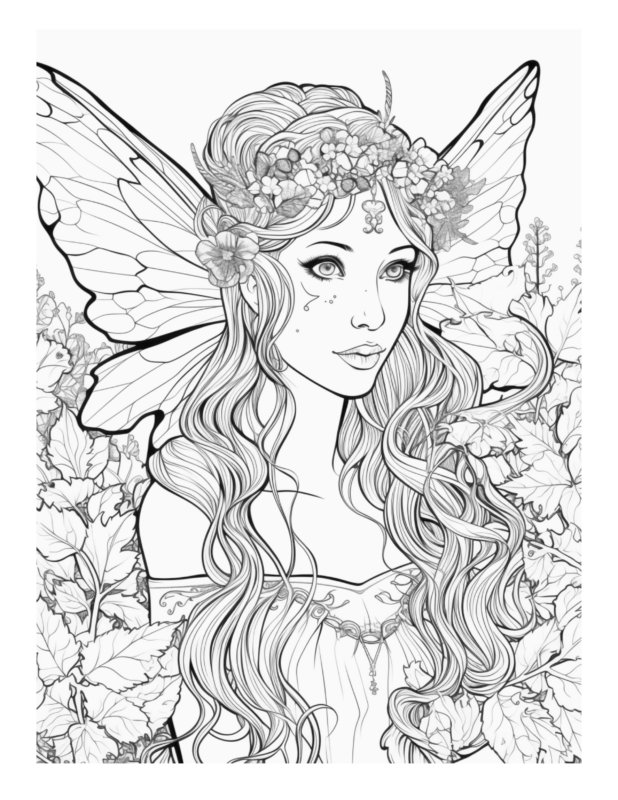 Free Printable Pixie Magic - Enchanted Fairies Coloring Page For Kids ...