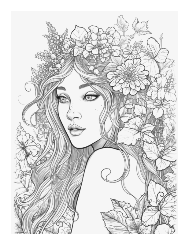 Free Printable Fairyland Adventures - Enchanted Fairy Coloring Page For ...