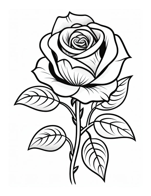 Free Flower Coloring Page 83 | Free Coloring Adventure