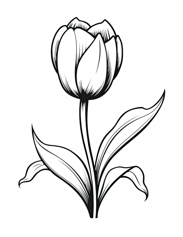 Free Flower Coloring Page 87 | Free Coloring Adventure
