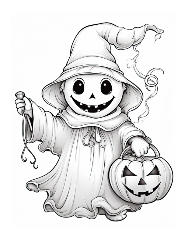 Pumpkin Palooza - Free Pumpkin Costume Coloring Page | Free Coloring ...