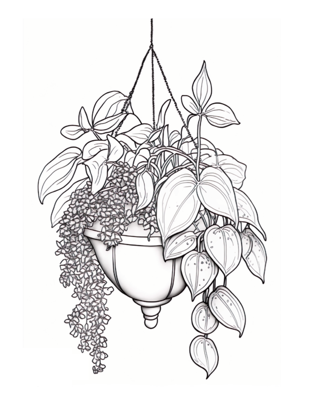 Free Printable Hoya Haven: Hoya Coloring Pages For Kids And Adults