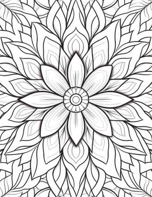 Free Simple Patterns Coloring Page 71 | Free Coloring Adventure