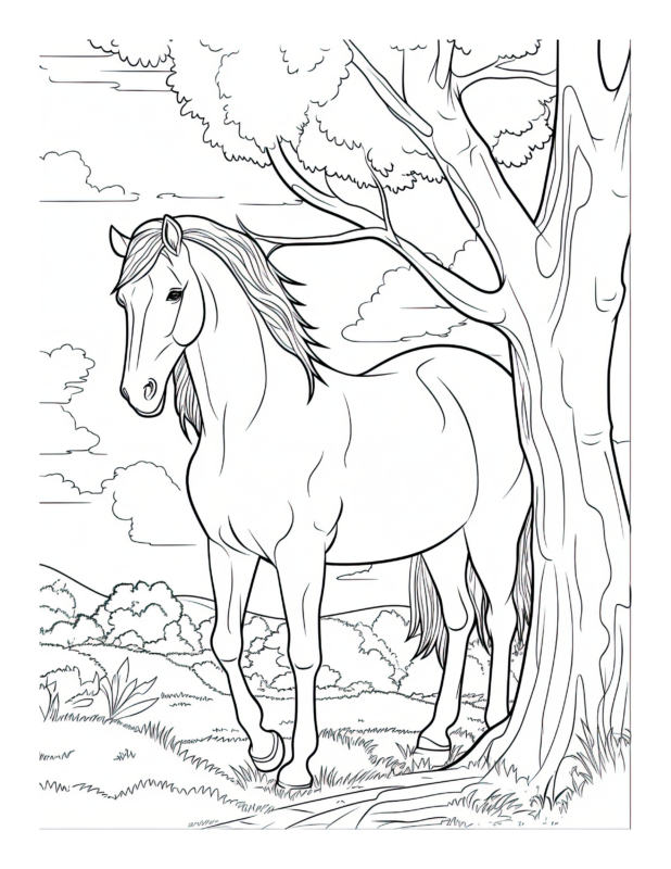 free-printable-horse-haven-horse-coloring-page-for-kids-and-adults