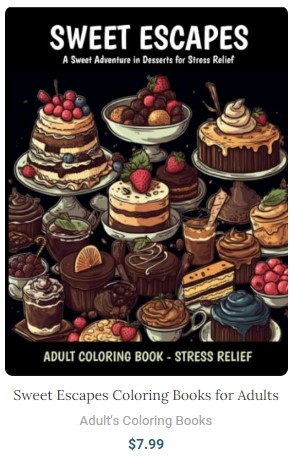 Sweet Escapes - Lifetime Coloring Books