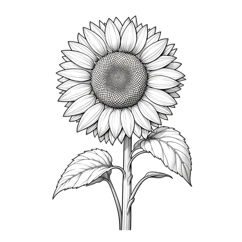 Free Printable Embrace Sunshine - Sunflower Coloring Page For Kids And ...