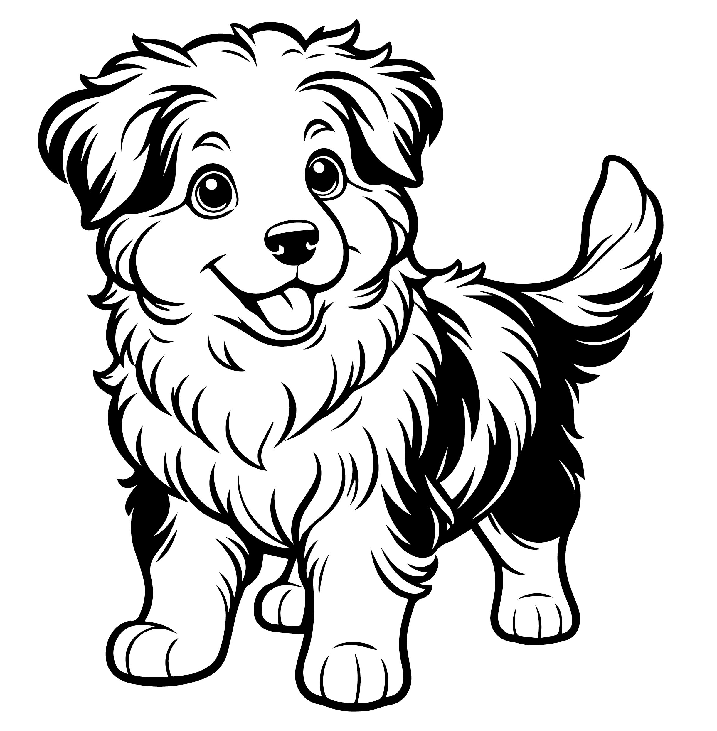 Free Printable Herding Marvel - Australian Shepard Coloring Page For ...