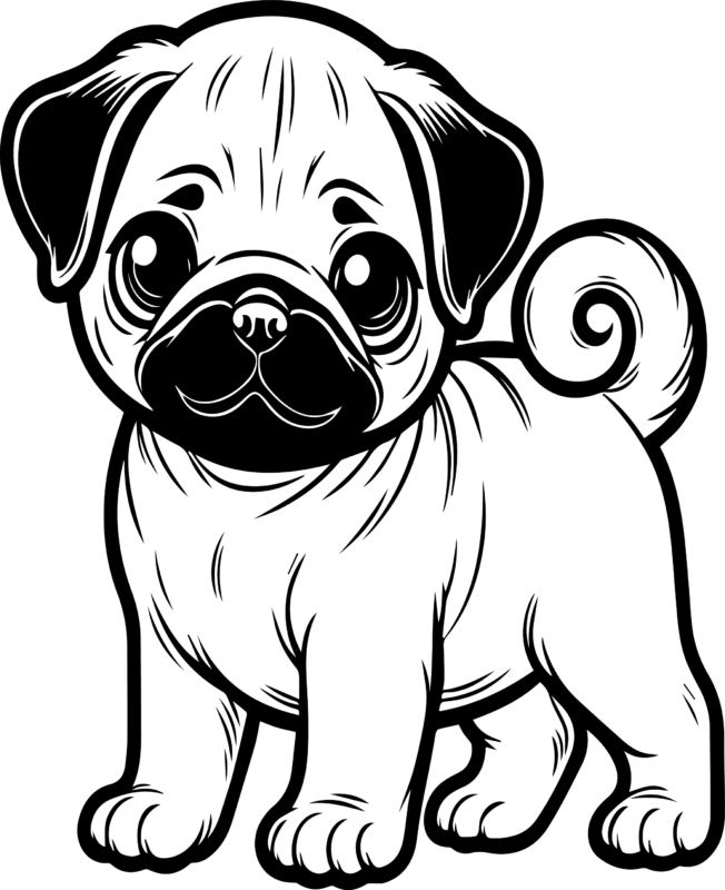 Free Printable Poodle Puppy Coloring Page For Kids And Adults