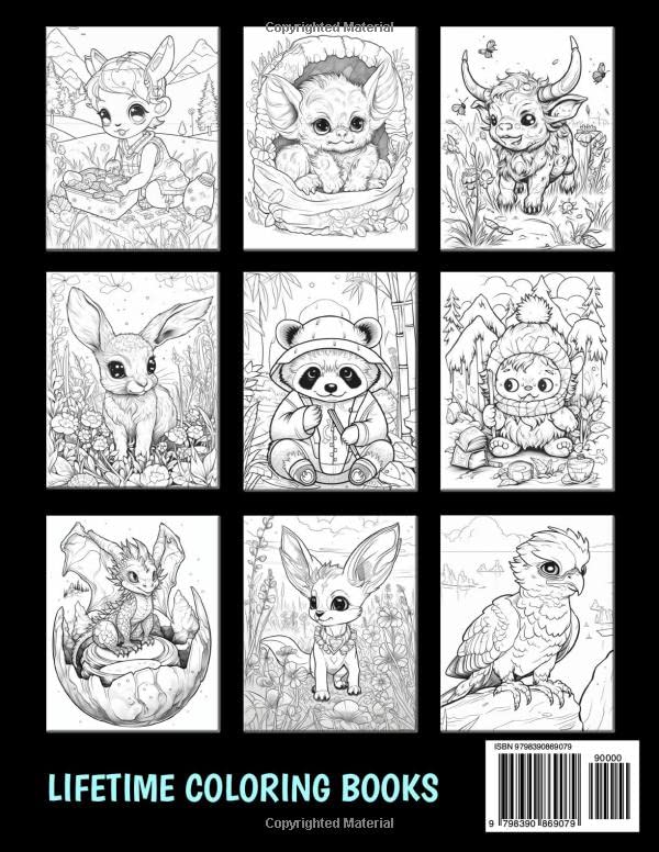 Cute and Cuddly Chibi Coloring Book