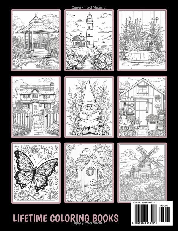 Garden Delight Coloring Book for Adults